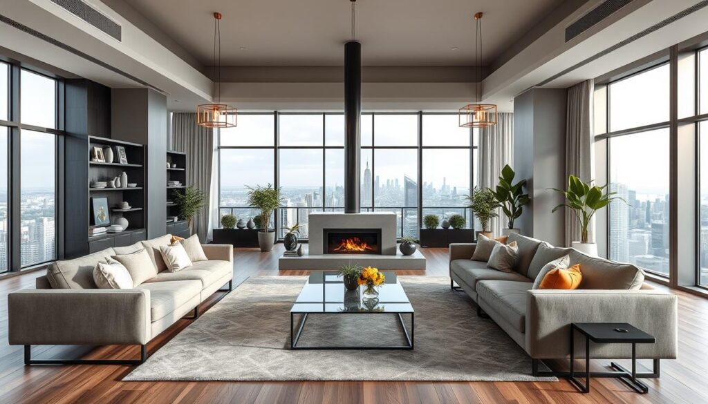 modern penthouse decor