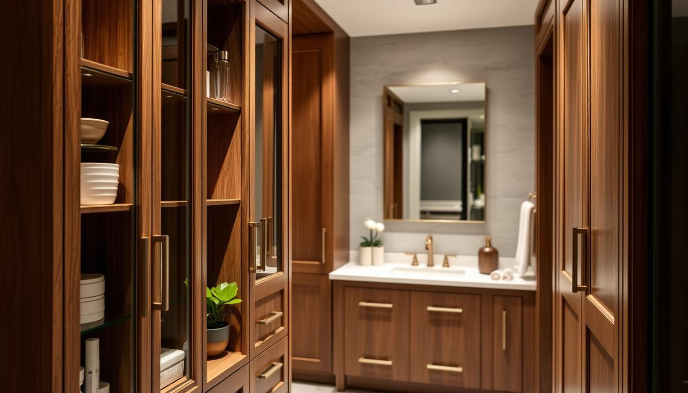 custom bathroom cabinets