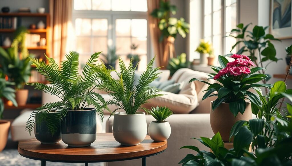 indoor plant styling